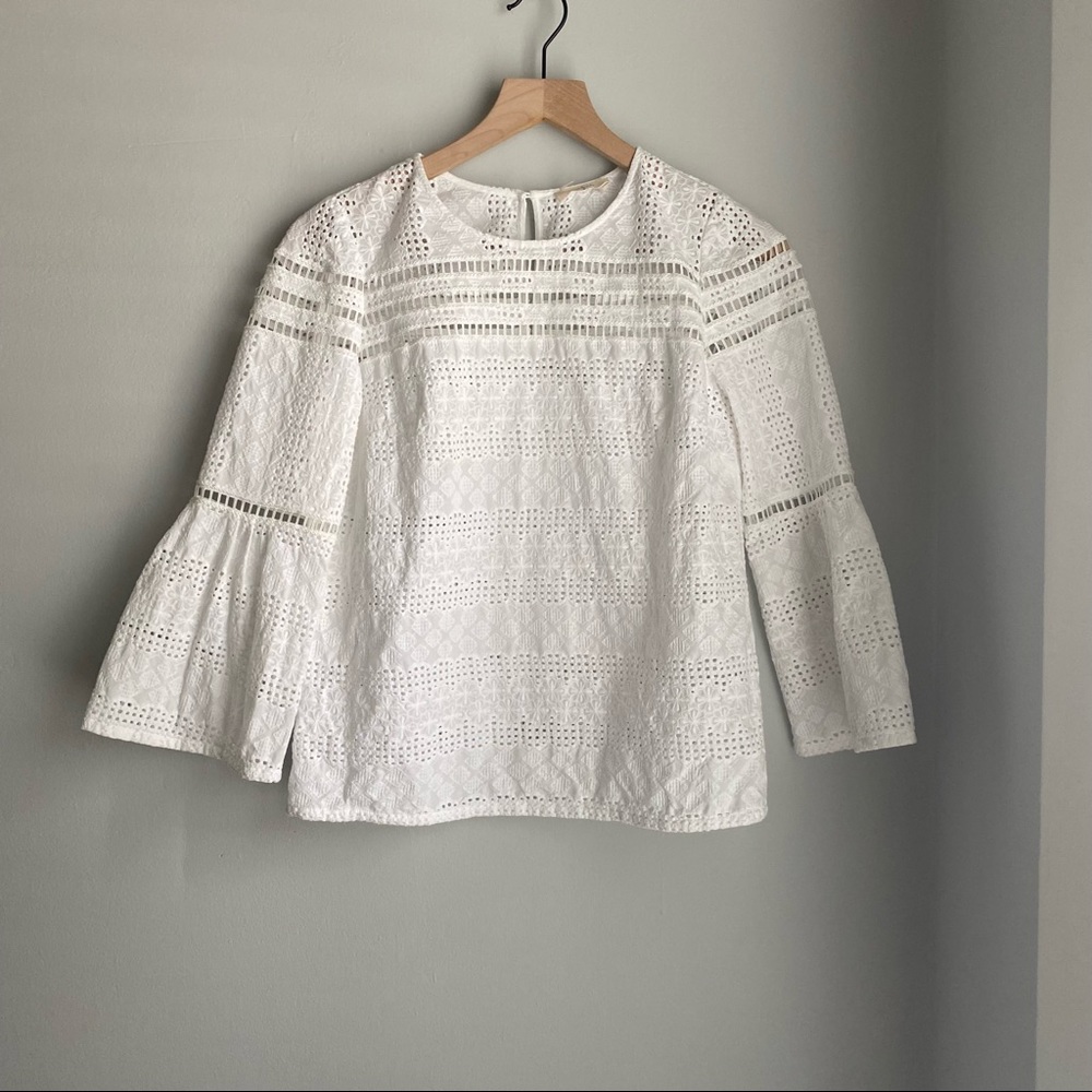 BA&SH Lace Blouse White Gianna Blouse